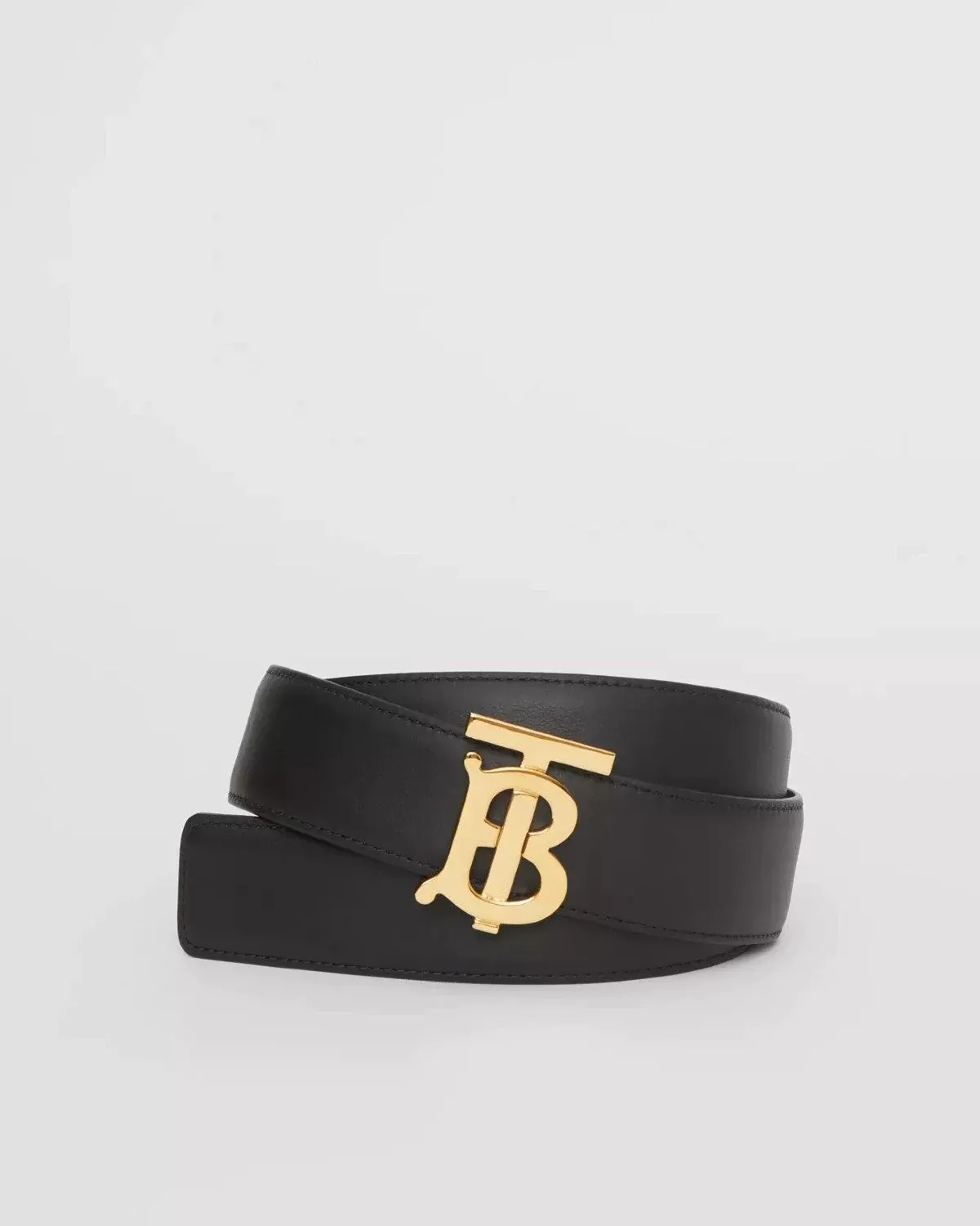 Burberry Men's Reversible Monogram Motif Leather Belt