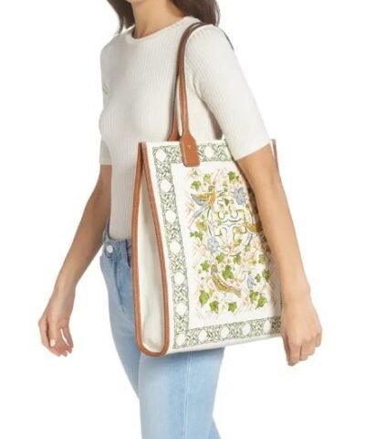Tory Burch Ella Print Canvas Tote