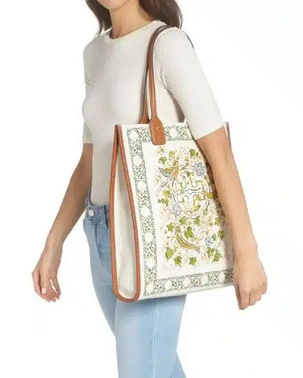 Tory Burch Ella Print Canvas Tote