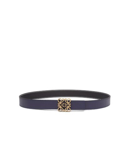Loewe Anagram Belt In Soft Grained Calfskin