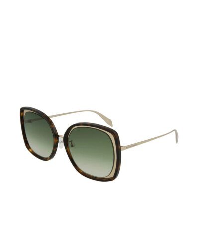 Alexander McQueen AM0151S 005 Rectangle Sunglasses