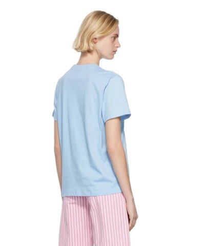 Ganni Blue Smiley T-Shirt