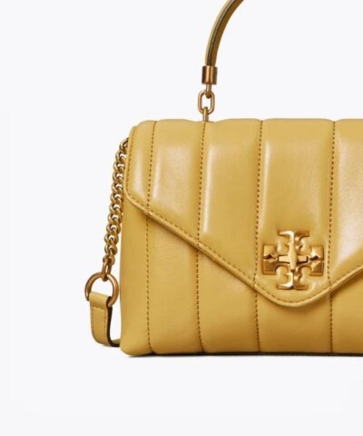 Tory Burch Beeswax Kira Quilted Small Satchel