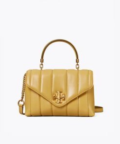 Tory Burch Beeswax Kira Quilted Small Satchel