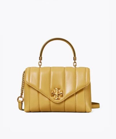 Tory Burch Beeswax Kira Quilted Small Satchel