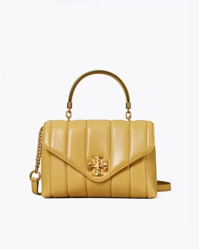 Tory Burch Beeswax Kira Quilted Small Satchel