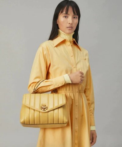 Tory Burch Beeswax Kira Quilted Satchel