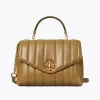 Tory Burch Toasted Sesame Kira Quilted Satchel