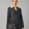 Tory Burch Black Kira Quilted Small Satchel