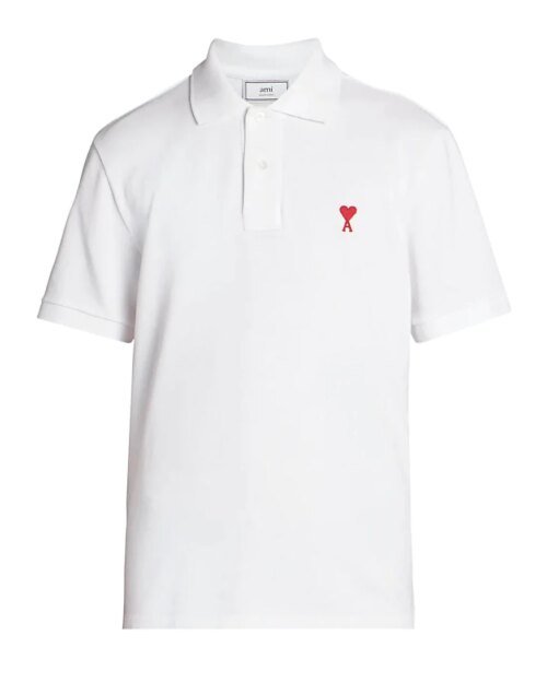 AMI Paris Ami De Coeur Polo Shirt