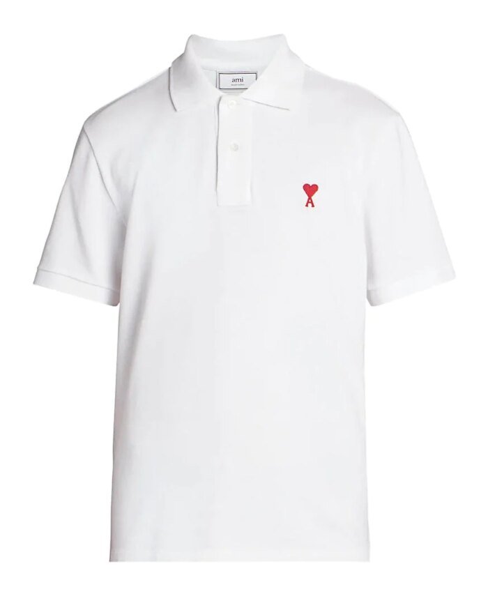 AMI Paris Ami De Coeur Polo Shirt