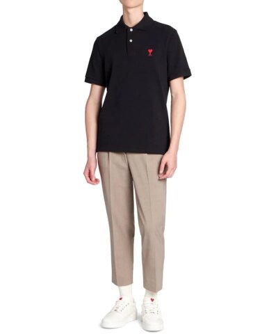 AMI Paris Ami De Coeur Polo Shirt