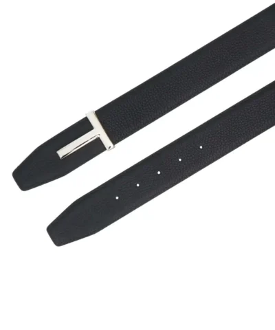 Tom Ford Men's Signature T Reversible Leather Belt