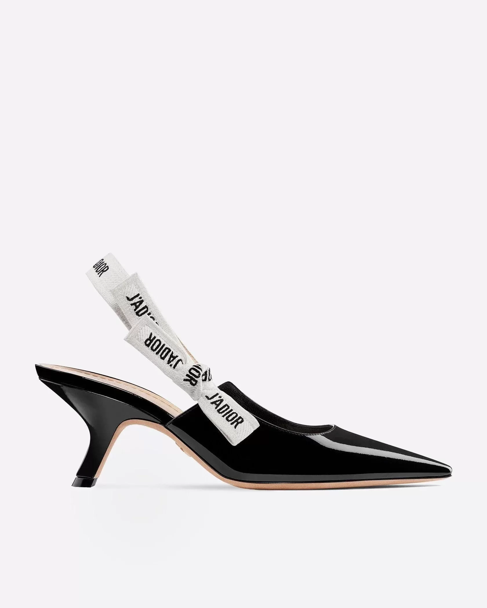 Dior J'Adior Black Patent Calfskin Slingback