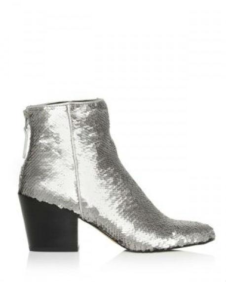 Dolce Vita Coltyn Almond Toe Back-Zip Leather Booties