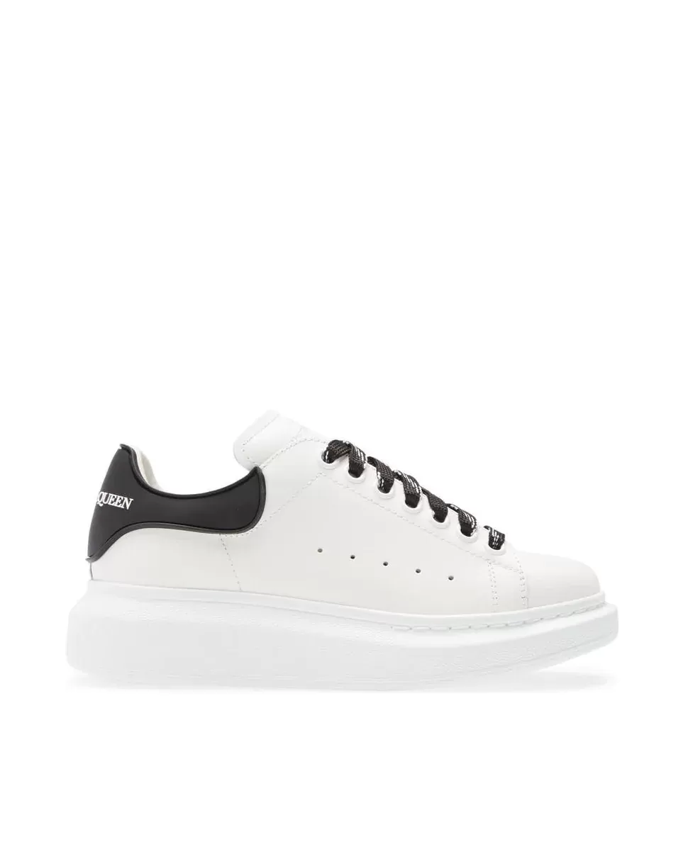 Alexander McQueen Men's Platform Sneaker, Black White