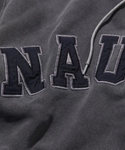 Nautica Japan | Pigment Dyed Arch Logo Sweat Hoodie