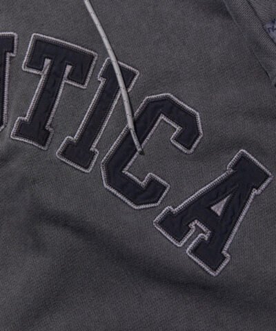 Nautica Japan | Pigment Dyed Arch Logo Sweat Hoodie