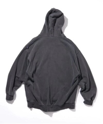 Nautica Japan | Pigment Dyed Arch Logo Sweat Hoodie