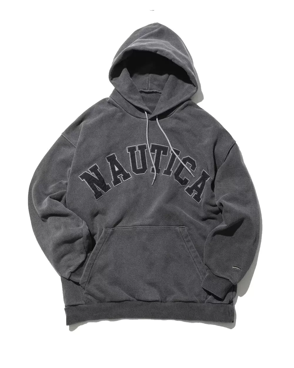 Nautica Japan | Pigment Dyed Arch Logo Sweat Hoodie