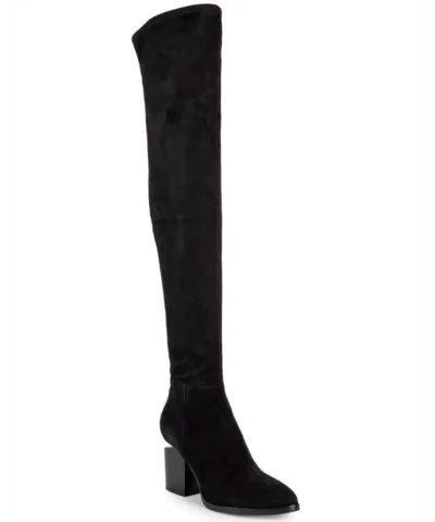 Alexander Wang Gabi Suede Over-The-Knee Boots