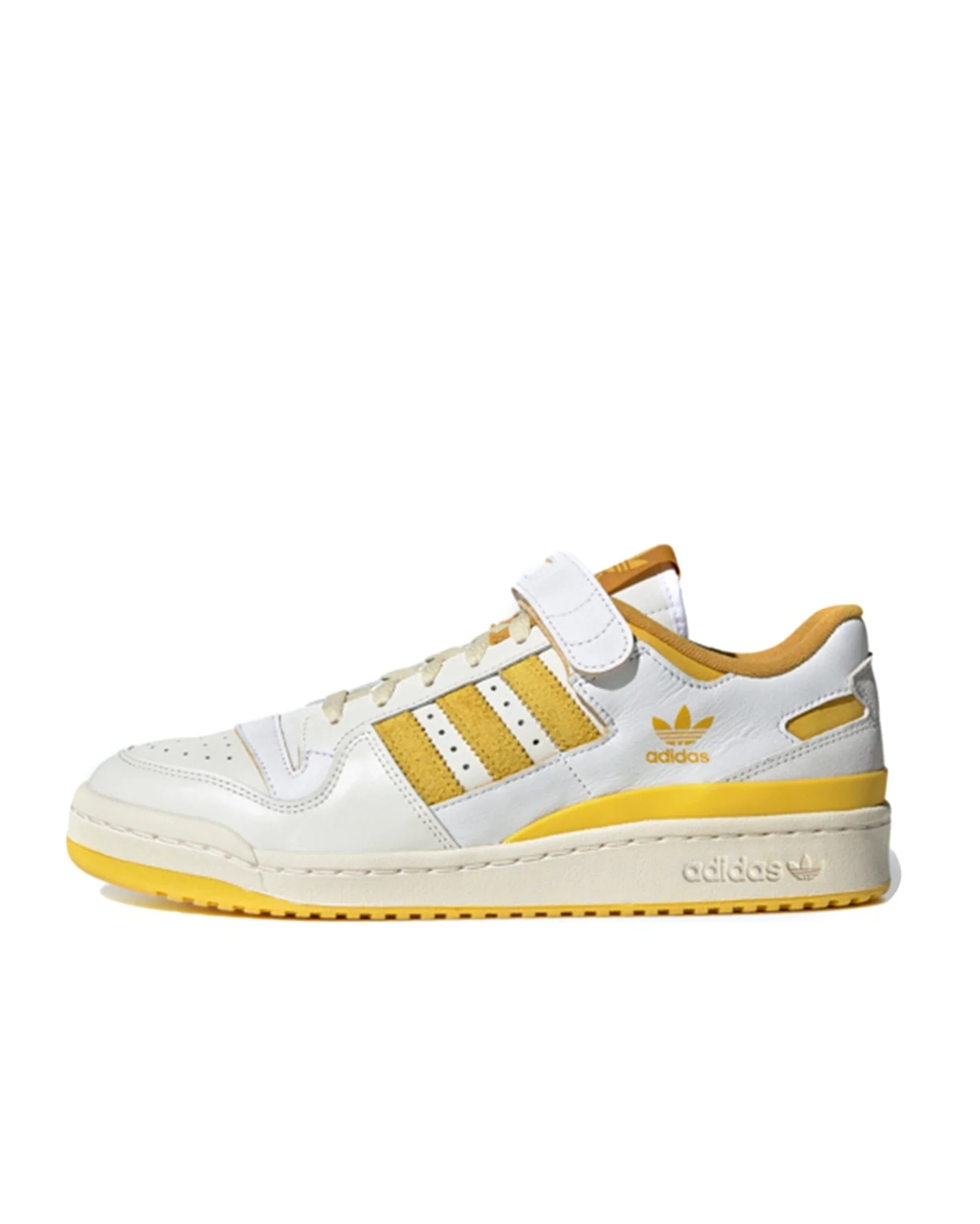 Adidas Originals Forum 84 Low In White Yellow