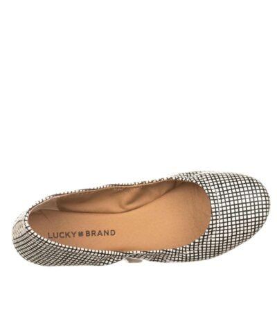 Lucky Brand Emmie Check Print Ballet Flat
