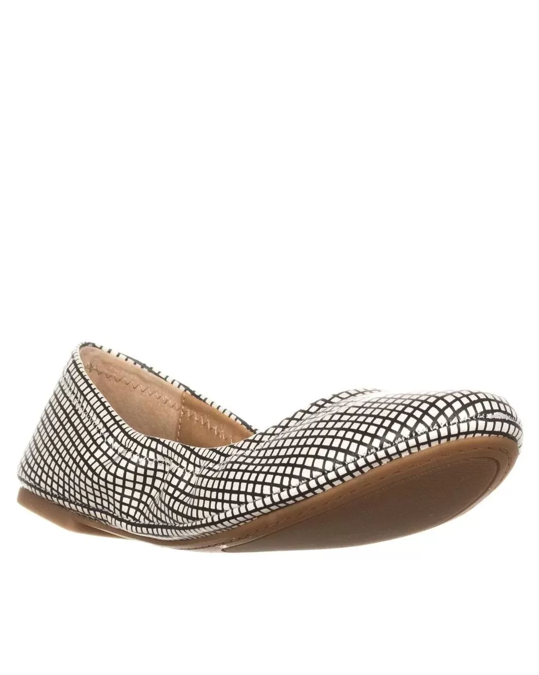 Lucky Brand Emmie Check Print Ballet Flat