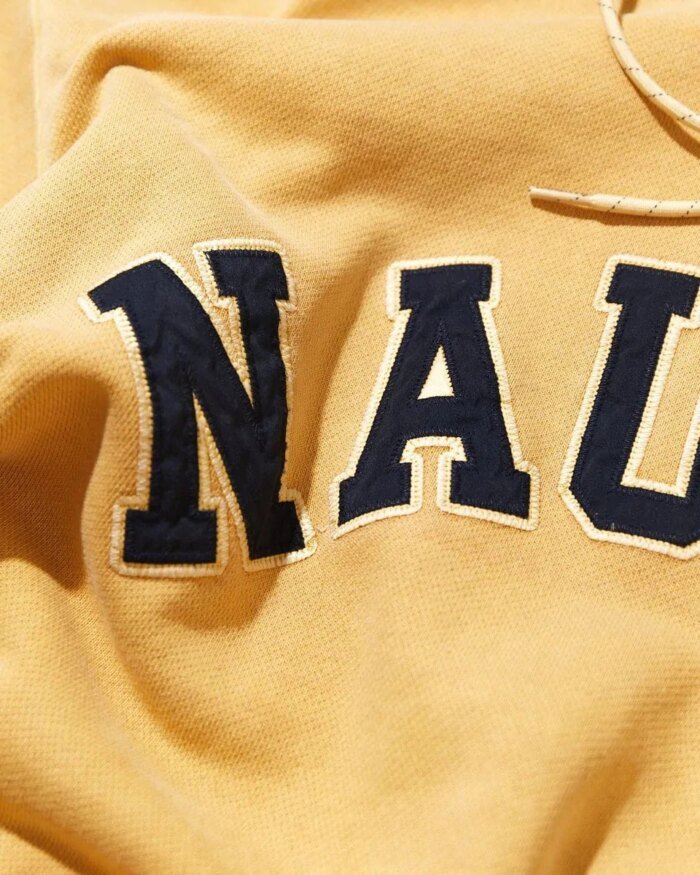 Nautica Japan | Pigment Dyed Arch Logo Sweat Hoodie