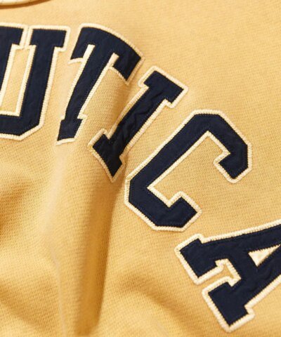 Nautica Japan | Pigment Dyed Arch Logo Sweat Hoodie