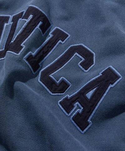 Nautica Japan | Pigment Dyed Arch Logo Sweat Hoodie