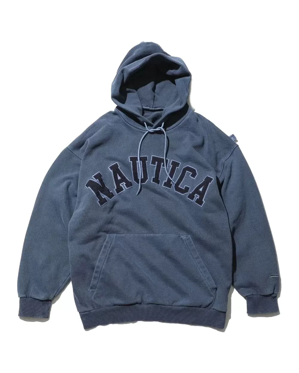 Nautica Japan | Pigment Dyed Arch Logo Sweat Hoodie