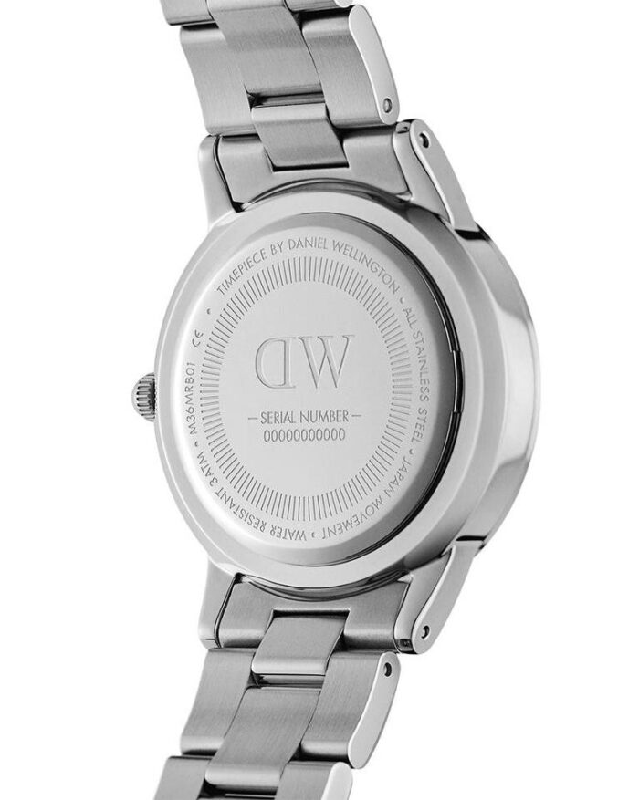Daniel Wellington Men's Iconic Link 36mm Watch. Silver