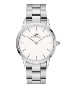 Daniel Wellington Men's Iconic Link 36mm Watch. Silver