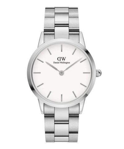 Daniel Wellington Men's Iconic Link 36mm Watch. Silver