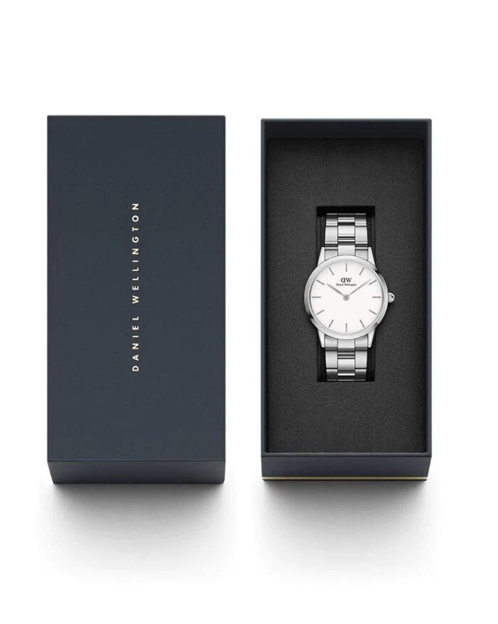Daniel Wellington Men's Iconic Link 36mm Watch. Silver