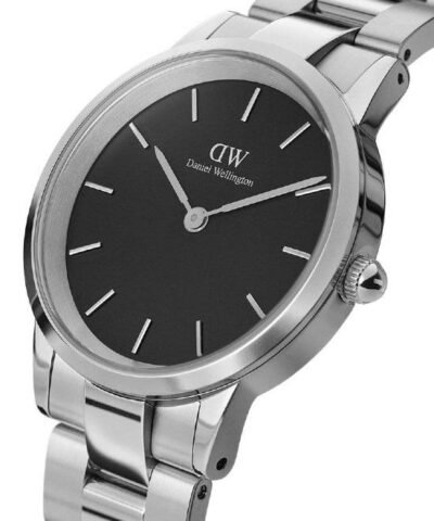 Daniel Wellington Men's Iconic Link 36mm Watch, Black