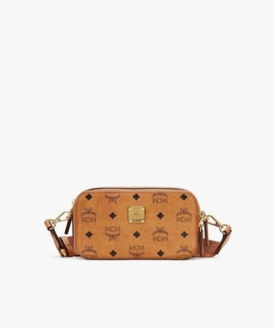 MCM E/W Camera Bag In Visetos