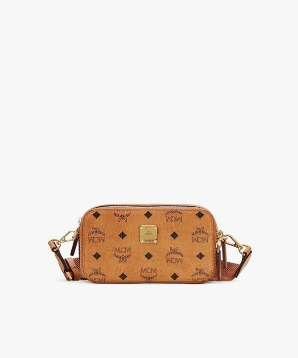 MCM E/W Camera Bag In Visetos