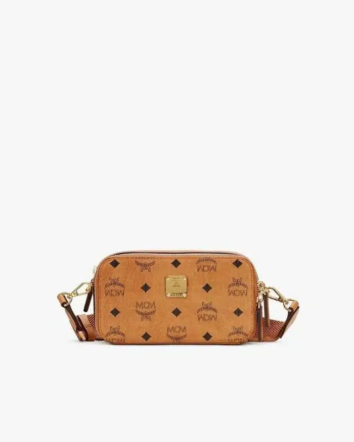 MCM E/W Camera Bag In Visetos