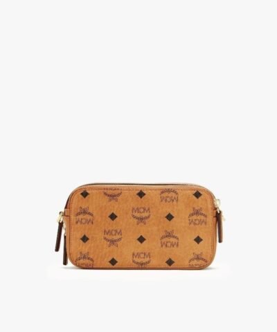 MCM E/W Camera Bag In Visetos