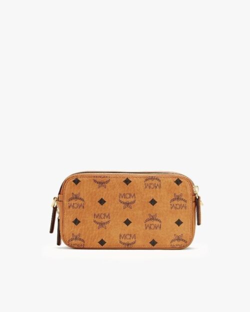 MCM E/W Camera Bag In Visetos