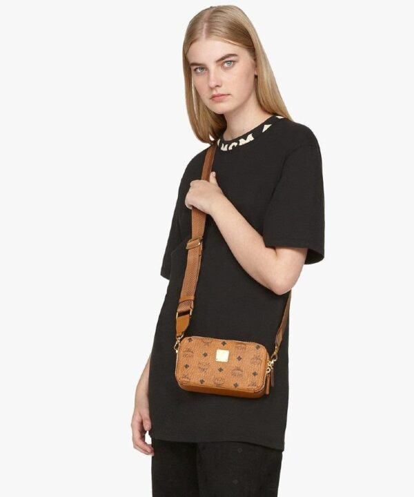 MCM E/W Camera Bag In Visetos