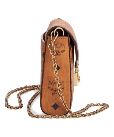 MCM Millie Monogrammed Leather Crossbody Bag