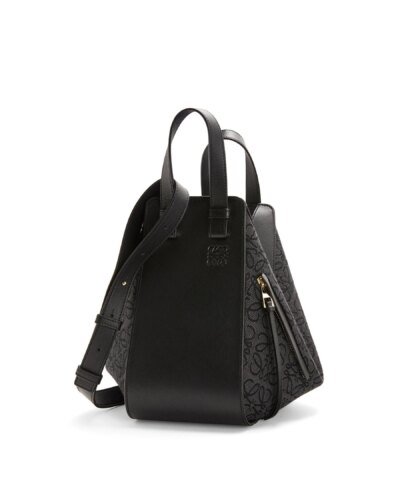 Loewe Small Hammock Bag in Anagram Jacquard and Calfskin