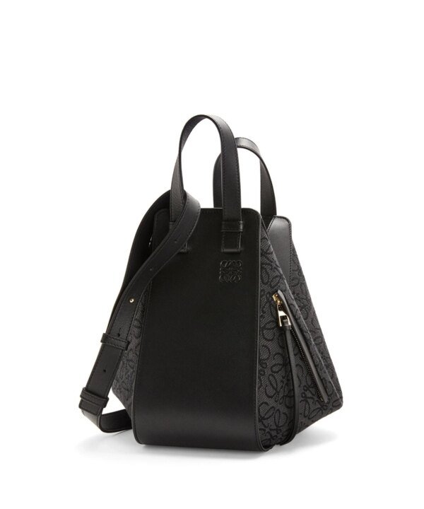 Loewe Small Hammock Bag in Anagram Jacquard and Calfskin