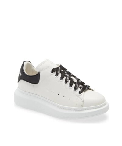 Alexander McQueen Women's Platform Sneaker, Black White