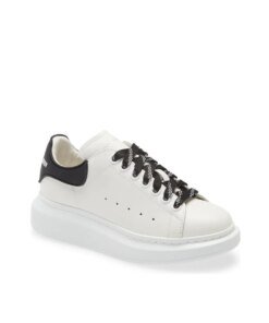 Alexander McQueen Men's Platform Sneaker, Black White