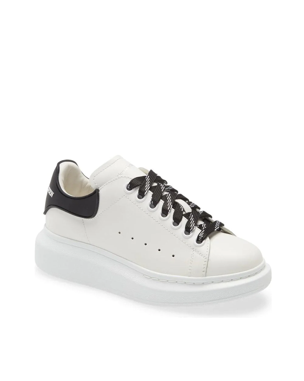 Alexander McQueen Men's Platform Sneaker, Black White