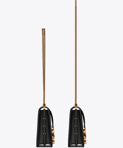 Saint Laurent Cassandra Monogram Clasp Bag In Smooth Leather